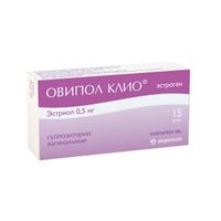 Овипол Клио суппозитории вагинал. 0,5мг 15шт миниатюра фото №3