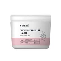 Набор Premium SoftLife/СофтЛайф: Палочки ватные на деревянной основе 150шт+Подушечки 20шт