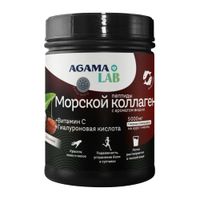 Морской коллаген+Витамин С+Гиалуроновая кислота вкус вишни Agama Lab порошок для приготовления раствора для приема внутрь 150г