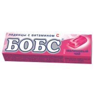 Карамель леденцовая с витамином С Малиновый чай Бобс 3.5г 10шт