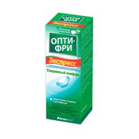 Раствор Опти-Фри Экспресс для ухода за контактными линзами 355 мл с контейнером миниатюра фото №7