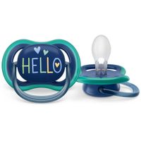 Cоска-пустышка силиконовая ортодонтическая с футляром 18+ мес. Ultra Air Philips Avent 2шт (SCF349/18) миниатюра фото №4