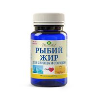 Рыбий жир для сердца и сосудов Mirrolla/Мирролла капсулы 370мг 100шт