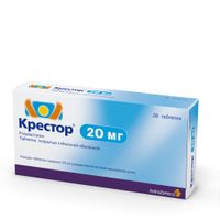 Крестор таблетки п/о плен. 20мг 28шт миниатюра фото №3