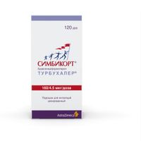 Симбикорт Турбухалер порошок для ингаляций дозированный 160мкг+4,5мкг/доза 120 доз миниатюра фото №4