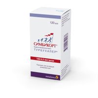 Симбикорт Турбухалер порошок для ингаляций дозированный 160мкг+4,5мкг/доза 120 доз миниатюра фото №6