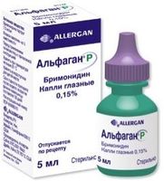 Альфаган Р капли глазные 0,15% 5мл 