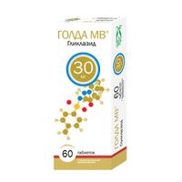 Голда МВ таблетки с модиф. высвобожд. 30мг 60шт
