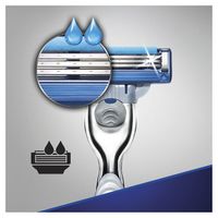 Подарочный набор Gillette (Жиллетт) Mach3 Turbo (Бритва + 2 кассеты + Гель для бритья Экстракомфорт, 75мл + Дорожный чехол)