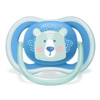 Соска-пустышка силиконовая ортодонтическая с футляром 6-18 мес. Ultra Air Philips Avent 2шт (SCF085/03) миниатюра фото №4
