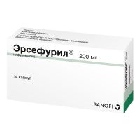 Эрсефурил капсулы 200мг 14шт