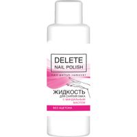 Жидкость для снятия лака с миндальным маслом без ацетона Delete Romax/Ромакс 100мл