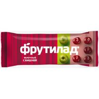 Батончик фруктовый неглазированый с яблоком и вишней Фрутилад 30г