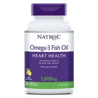 Омега-3 Рыбий жир 1000мг Natrol капсулы 95,5г 60шт