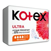 Прокладки гигиенические Normal Ultra Net Kotex/Котекс 10шт миниатюра фото №3