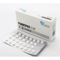 Рамиприл таблетки 5мг 30шт миниатюра фото №2