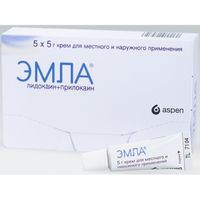Эмла крем для местного и наружного применения 5г 5шт миниатюра фото №2