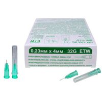 Иглы медицинские стерильные одноразовые 32G SFM 0,23х4мм 50шт