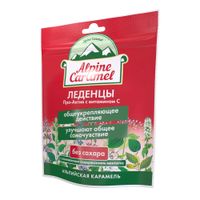 Альпийская карамель с витамином С без сахара Про-Актив Alpine Caramel леденцы пак. 75г миниатюра фото №4