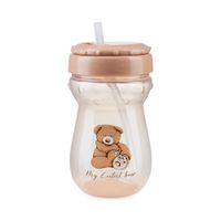 Поильник с трубочкой мишки Happy Baby/Хэппи Беби 360мл