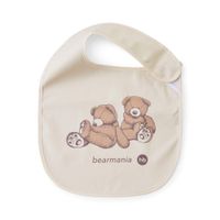 Нагрудник на липучке мишки молочный Happy Baby/Хэппи Беби миниатюра фото №4