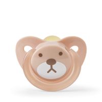 Соска-пустышка латексная с колпачком мишки 0+ мес. Happy Baby/Хэппи Беби миниатюра фото №3