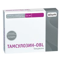 Тамсулозин-OBL капсулы с модиф. высвобожд. 0,4мг 30шт