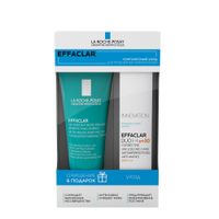 Набор Effaclar La Roche Posay/Ля рош позе: Крем-гель для проблемной жирной кожи SPF30 Duo+ фл. 40мл+Гель очищающий туба 50мл миниатюра фото №3
