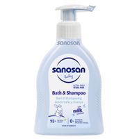 Средство для купания и шампунь Baby Sanosan/Саносан фл. 200мл (985301) миниатюра