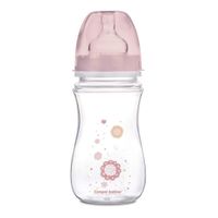 Бутылочка для кормления с 3 мес. розовая EasyStart Canpol/Канпол 240мл (35/217)