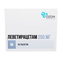 Леветирацетам таблетки п/о плен. 250мг 30шт миниатюра фото №3