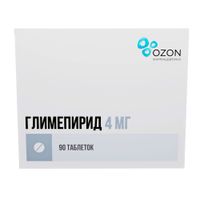 Глимепирид таблетки 4мг 90шт миниатюра фото №2