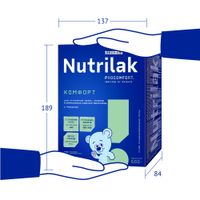 Смесь сухая специализированная для детей 0-12 мес. Комфорт Premium Nutrilak/Нутрилак пачка 600г миниатюра фото №2