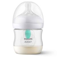 Бутылочка из полипропилена с силиконовой соской медленный поток Anti-colic Natural Response Philips Avent 125мл 2шт (SCY670/02) миниатюра фото №2