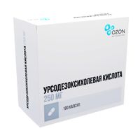 Урсодезоксихолевая кислота капсулы 250мг 100шт