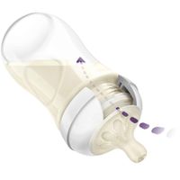 Бутылочка из полипропилена с силиконовой соской средний поток 1 мес. Natural Response Philips Avent 260мл (SCY903/01) миниатюра фото №6