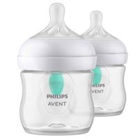 Бутылочка из полипропилена с силиконовой соской медленный поток Anti-colic Natural Response Philips Avent 125мл 2шт (SCY670/02)
