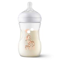 Бутылочка из полипропилена с силиконовой соской средний поток 1 мес. Natural Response Philips Avent 260мл (SCY903/66) миниатюра фото №2