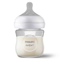 Бутылочка для кормления стеклянная с 0 мес. Natural Response Philips Avent 120мл (SCY930/01) миниатюра фото №3