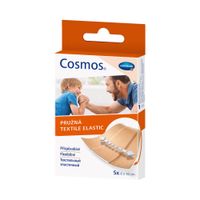 Пластырь нестерильный Textil Elastic Cosmos/Космос 6х10см 5шт