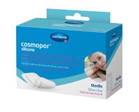 Повязка стерильная пластырного типа с контактным слоем из силикона Cosmopor Silicone/Космопор Силикон 7,2х5см 5шт миниатюра фото №2