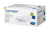 Повязка стерильная пластырного типа с контактным слоем Cosmopor Silicone/Космопор Силикон 7,2х5см 50шт миниатюра фото №3