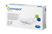 Повязка стерильная пластырного типа с контактным слоем Cosmopor Silicone/Космопор Силикон 15х8см 10шт миниатюра фото №3