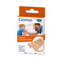 Пластырь эластичный телесный 2 размера Cosmos/Космос 20шт (5352231)