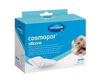 Повязка стерильная пластырного типа с контактным слоем Cosmopor Silicone/Космопор Силикон 10х8см 5шт миниатюра фото №2