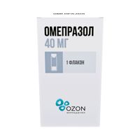 Омепразол лиофилизат для приг. раствора для инфузий. фл. 40мг миниатюра фото №3