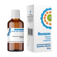 Меновазин р-р д/нар. прим. спиртовой фл. 40мл №1