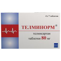 Телминорм таблетки 80мг 28шт