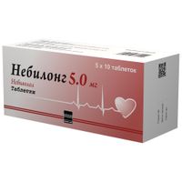 Небилонг таблетки 5мг 50шт миниатюра фото №2