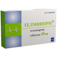 Телминорм таблетки 40мг 14шт миниатюра фото №2